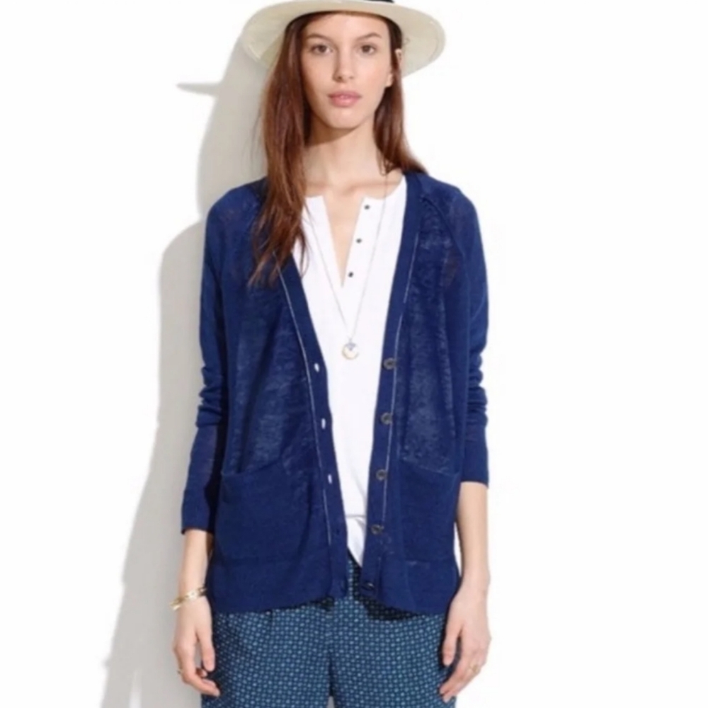 Madewell Blue Cardigan